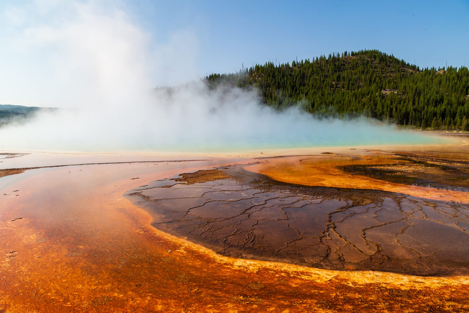 Grand Prismatic Spring — natural hot spring in Teton County, WY